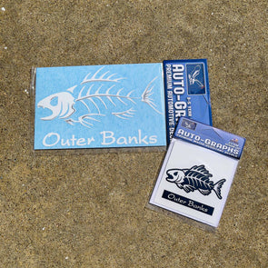 OUTER BANKS FISH BONES DECAL by AUTO-GRAPHS
