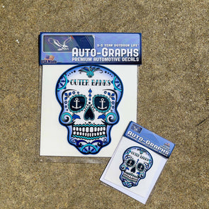 OUTER BANKS SUGAR SKULL DECAL by AUTO-GRAPHS