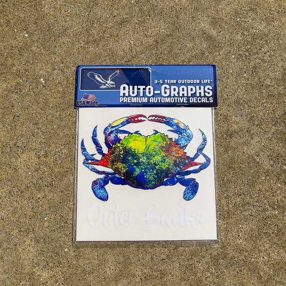 OUTER BANKS CRAB DECAL by AUTO-GRAPHS