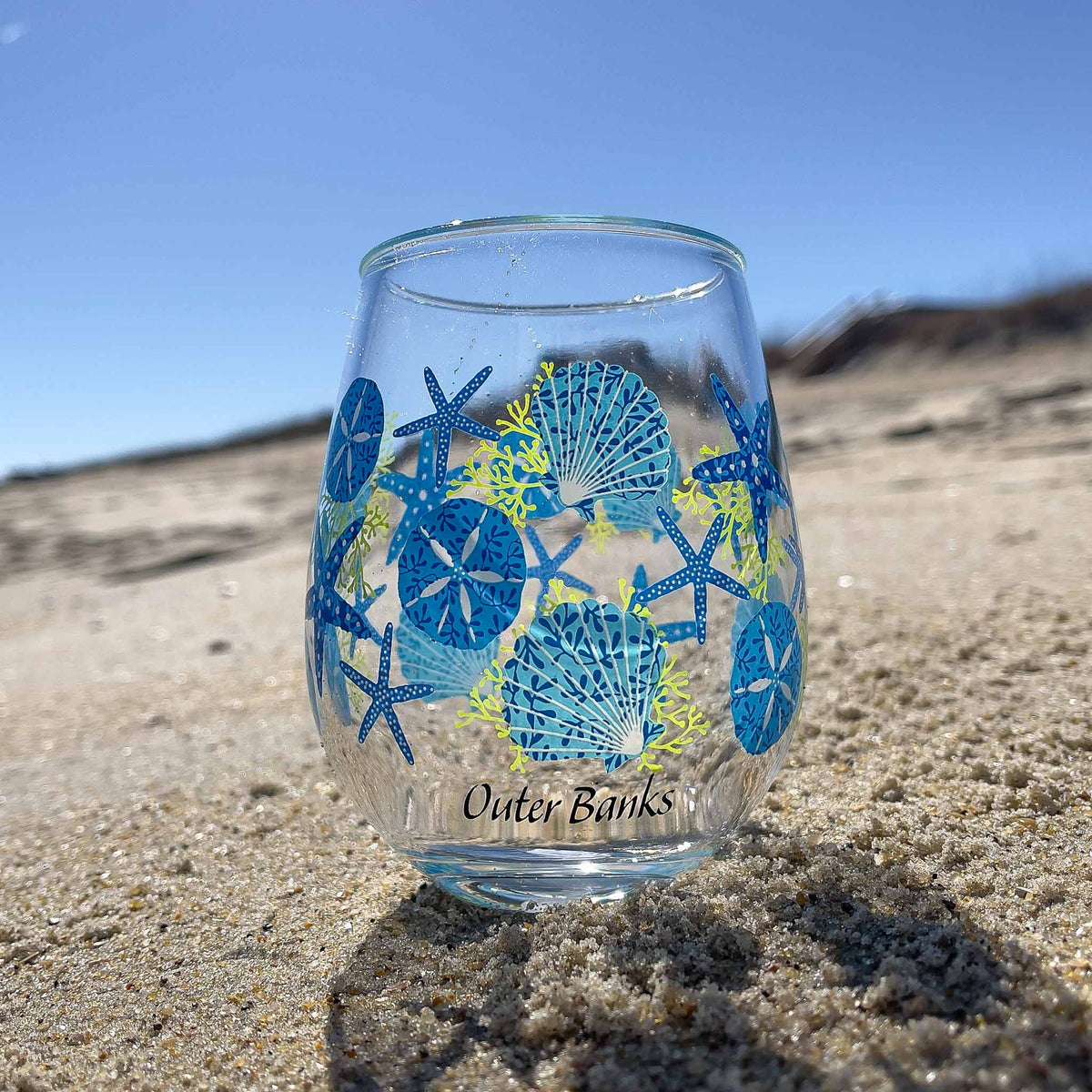 OBX STEMLESS WINE GLASS  Outer Banks Gifts – OUTER BANKS GIFTS