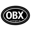 THE ICONIC OBX STICKER BLACK