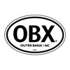 THE ICONIC OBX STICKER WHITE