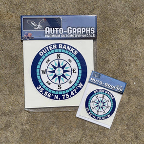 OUTER BANKS COMPASS DECAL by AUTO-GRAPHS