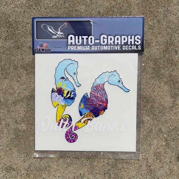 SEAHORSES DECAL by AUTO-GRAPHS
