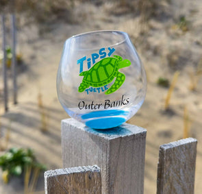 TIPSY TURTLE OUTER BANKS SHOT GLASS