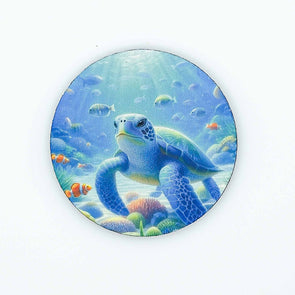 Swimming Sea Turtle | Coaster