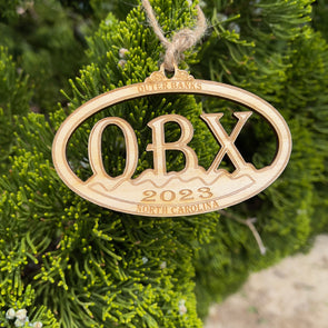 2023 OBX WOODEN ORNAMENT | OUTER BANKS