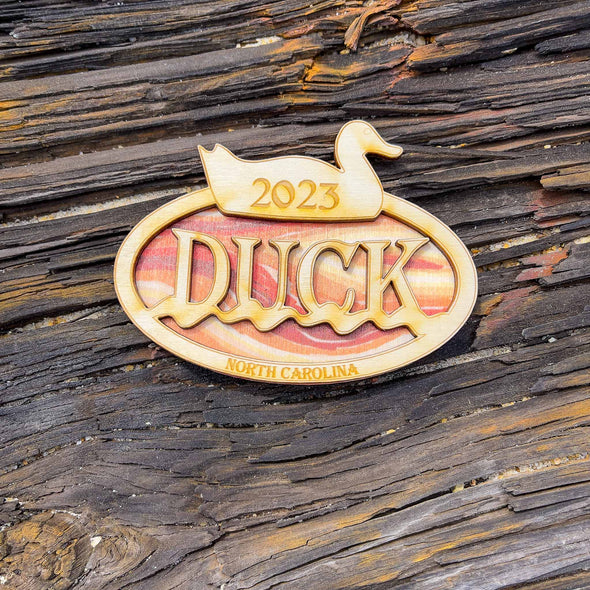 DUCK 2023 WOODEN MAGNET