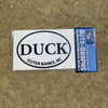 DUCK OVAL DECAL by AUTO-GRAPHS