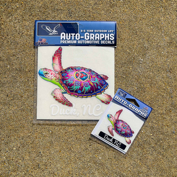SEA TURTLE DECAL by AUTO-GRAPHS