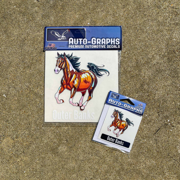 OUTER BANKS WILD HORSES DECAL by AUTO-GRAPHS