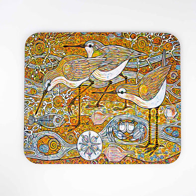 Coastal Critters Three Pipers | Mouse Pad