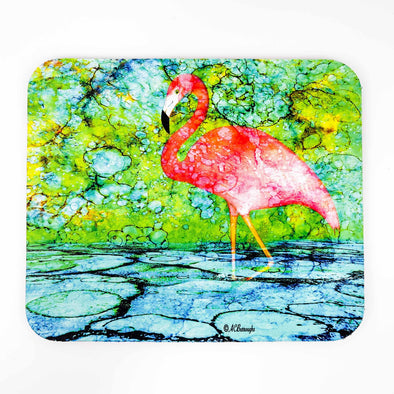 Coastal Critters Misty Flamingo | Mouse Pad