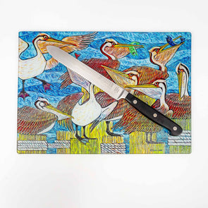 Coastal Critters Pelicans | Cutting Board
