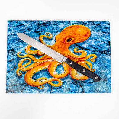 Coastal Critters Octopus | Cutting Board