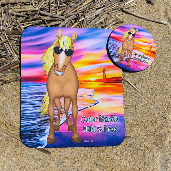 Coastal Critters Wild Horse | Coaster