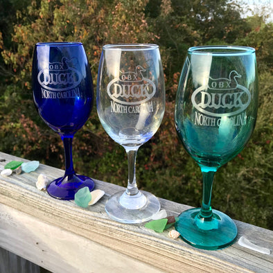 DUCK NC WINE GLASS