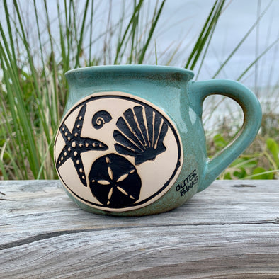 Beach Series Pottery Mug