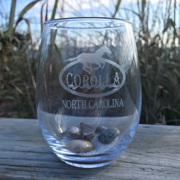 COROLLA OUTER BANKS STEMLESS WINE GLASS