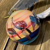 OUTER BANKS PELICANS PAINTED GLASS ORNAMENT