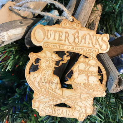 OBX PIRATE CHRISTMAS ORNAMENT