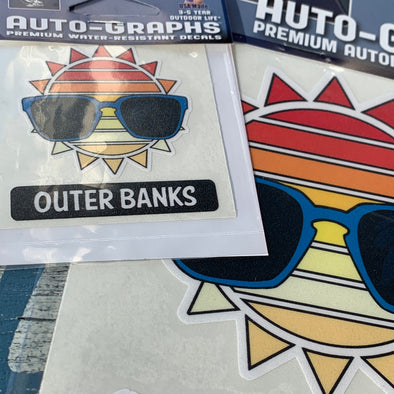 OUTER BANKS SUNSHINE DECAL by AUTO-GRAPHS