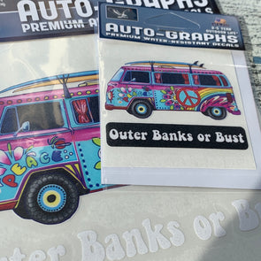 OUTER BANKS OR BUST DECAL by AUTO-GRAPHS