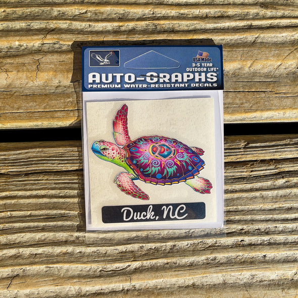 SEA TURTLE DECAL by AUTO-GRAPHS